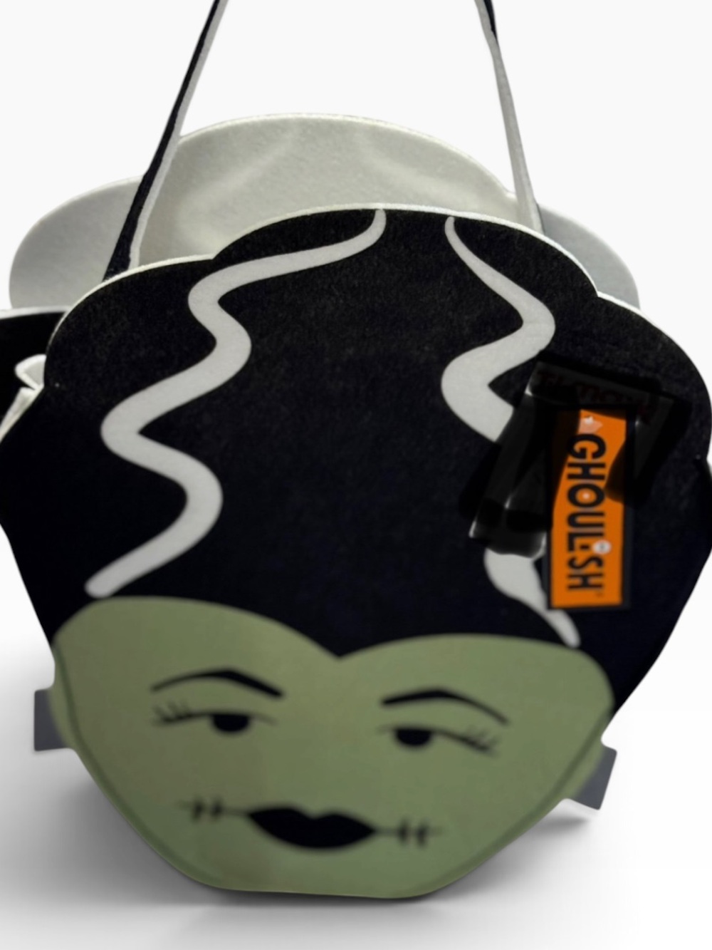 VIRAL GHOULISH Halloween Treat Bag -Frankenstein Bride Design